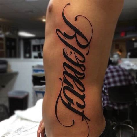 word tattoo ideas for men